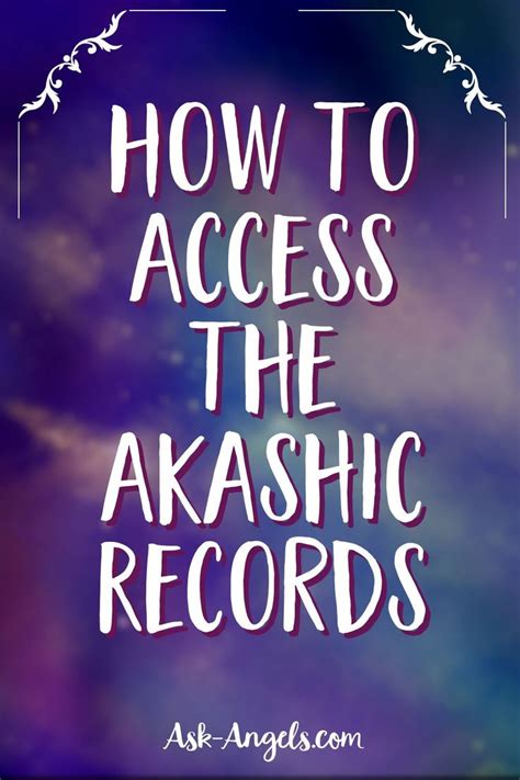 how to access my akashic records.